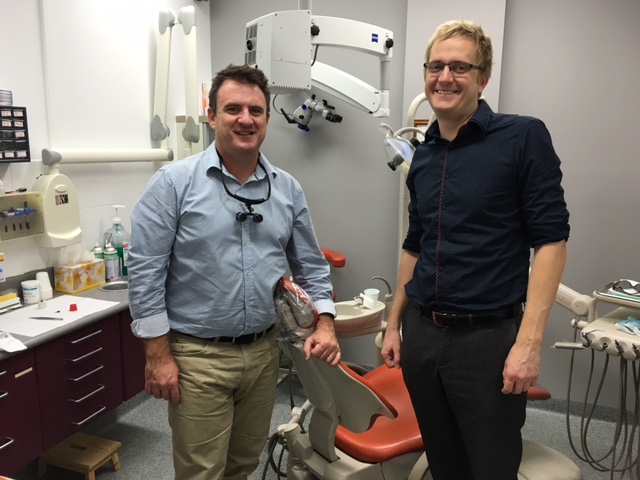 Dr Glen Harvey and Dr Hamish Caithness